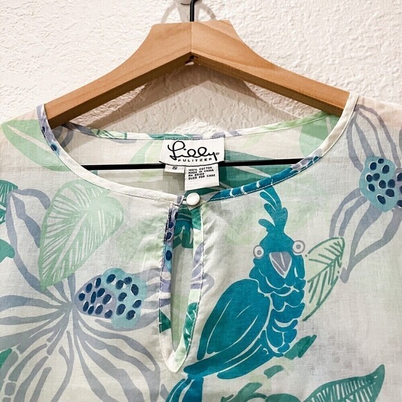Lilly Pulitzer Vintage Tunic Beach Coverup Size Small - Picture 4 of 5